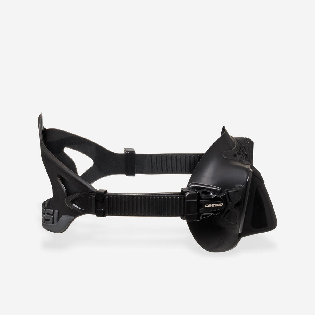 SPEARFISHING AND FREEDIVING MASK CRESSI ATOM BLACK