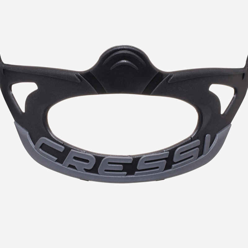 SPEARFISHING AND FREEDIVING MASK CRESSI ATOM BLACK Decathlon