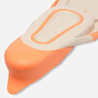 Kids diving fins - FF 100 Soft apricot beige