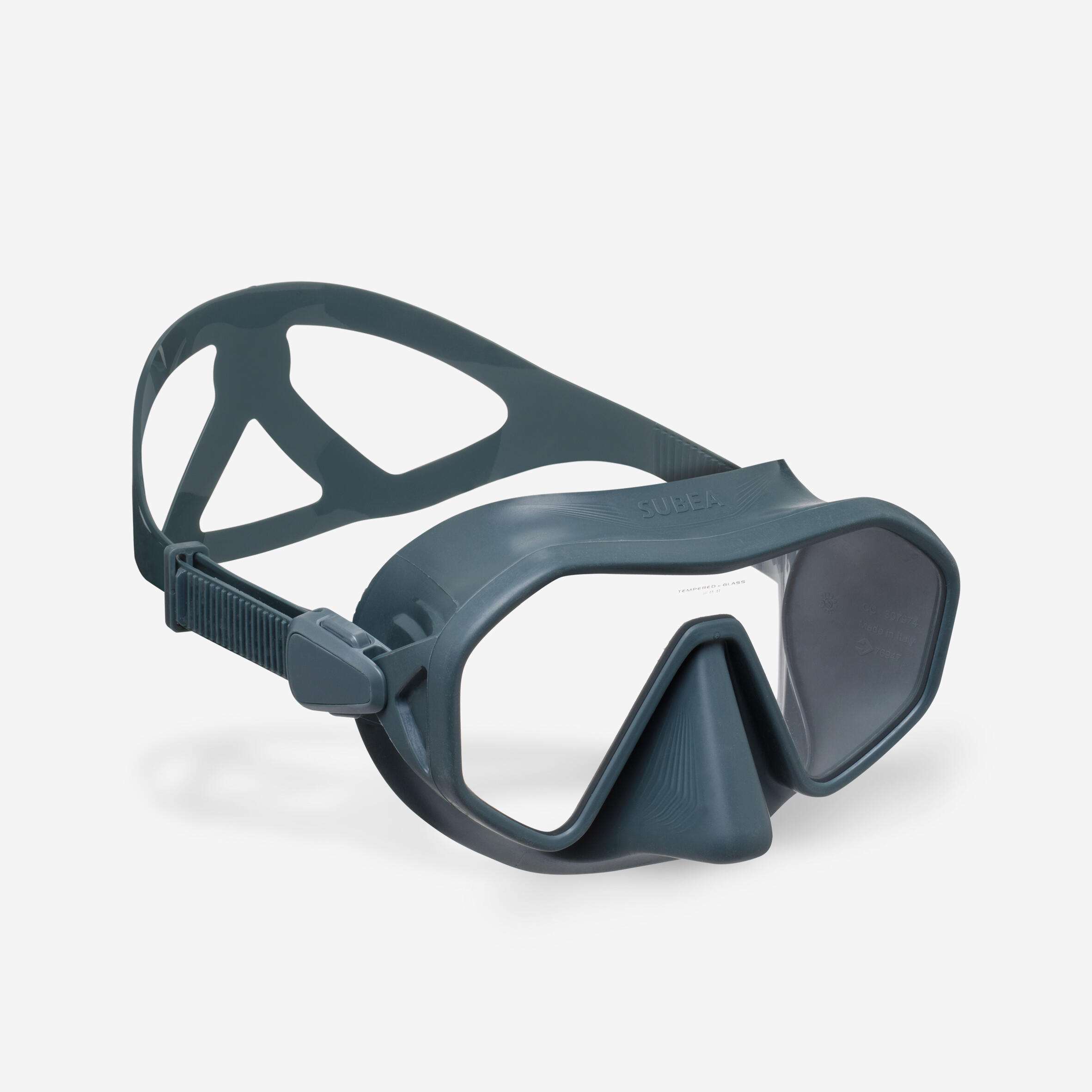 SUBEA Diving mask - 500 Mono khaki