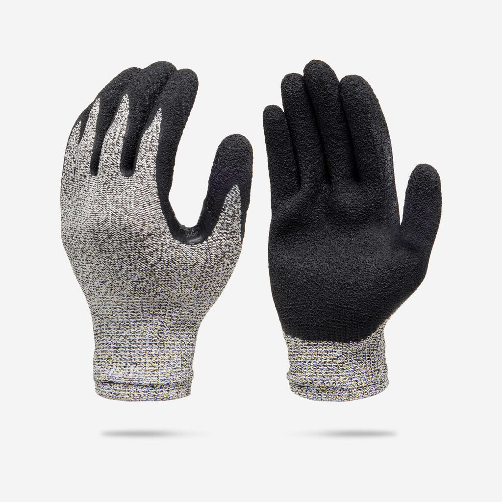 CUT-RESISTANT GLOVES 1MM RUBBER LATEX RESIST SPF