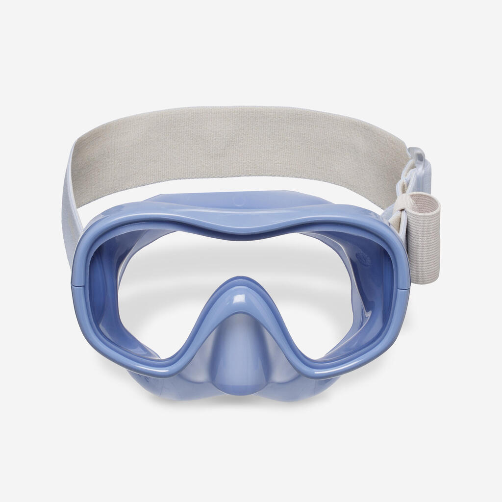 Tauchmaske Schnorcheln Kinder 100 Comfort hellblau