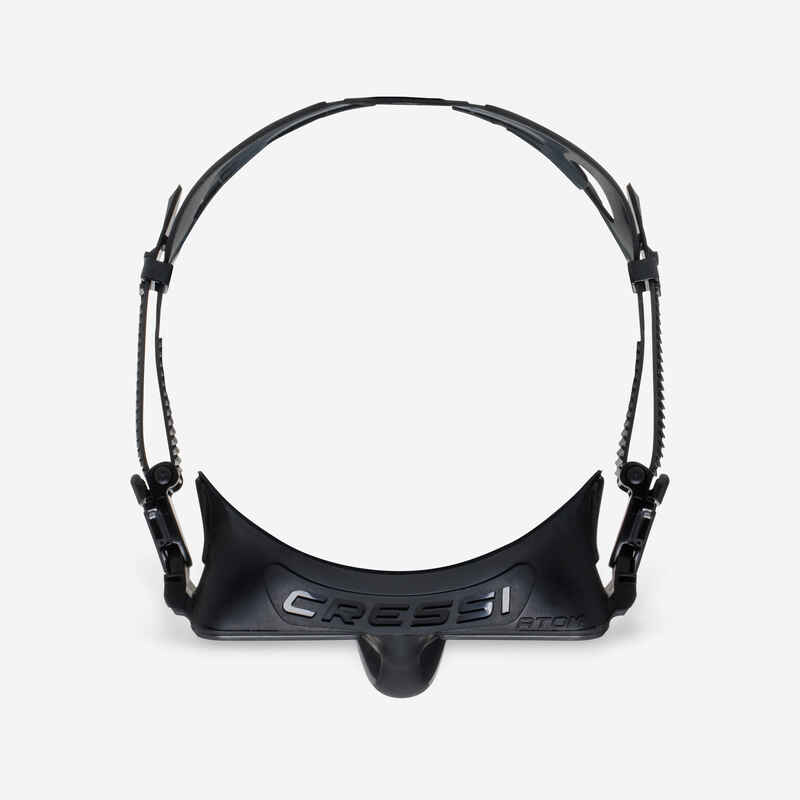 SPEARFISHING AND FREEDIVING MASK CRESSI ATOM BLACK Decathlon