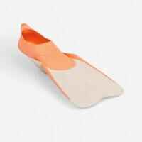 Kids diving fins - FF 100 Soft apricot beige