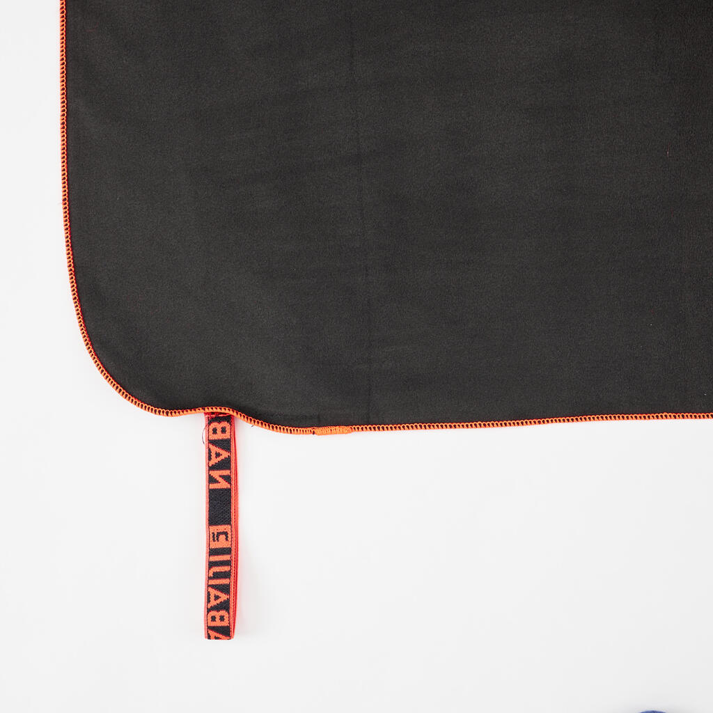 Microfibre Towel for Swimming Lila Size L 80 x 130 cm