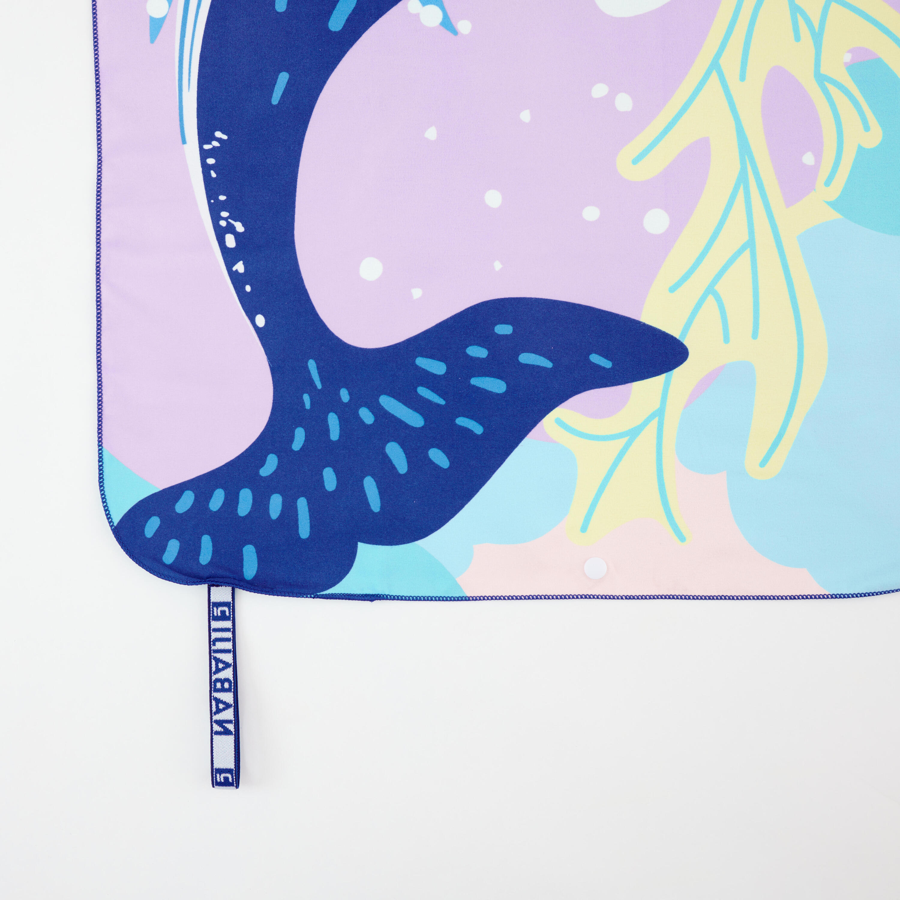 Serviette en microfibre avec imprimé de poisson 5/10