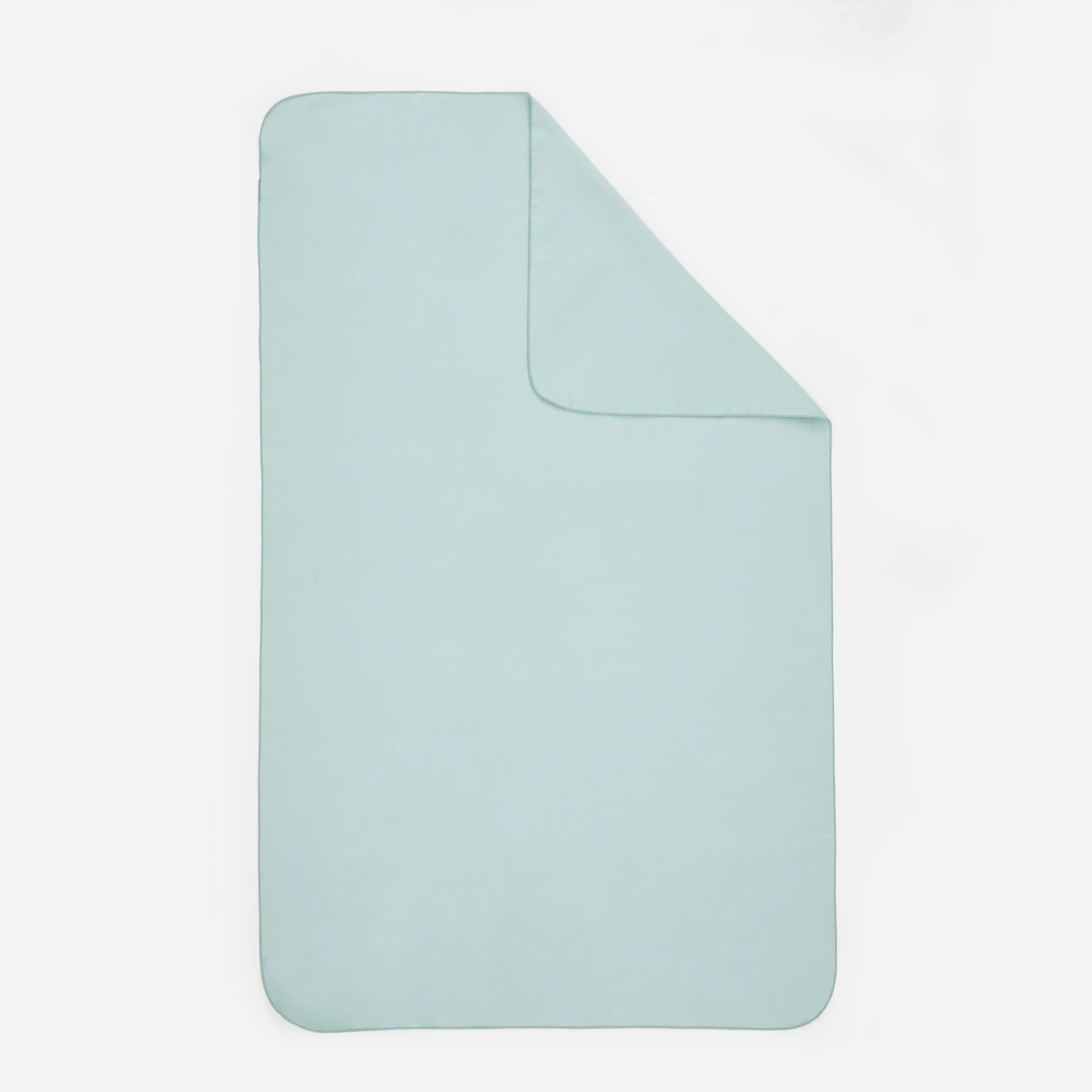 Toalla microfibra verde menta talla L 80 X 130 CM 5/9