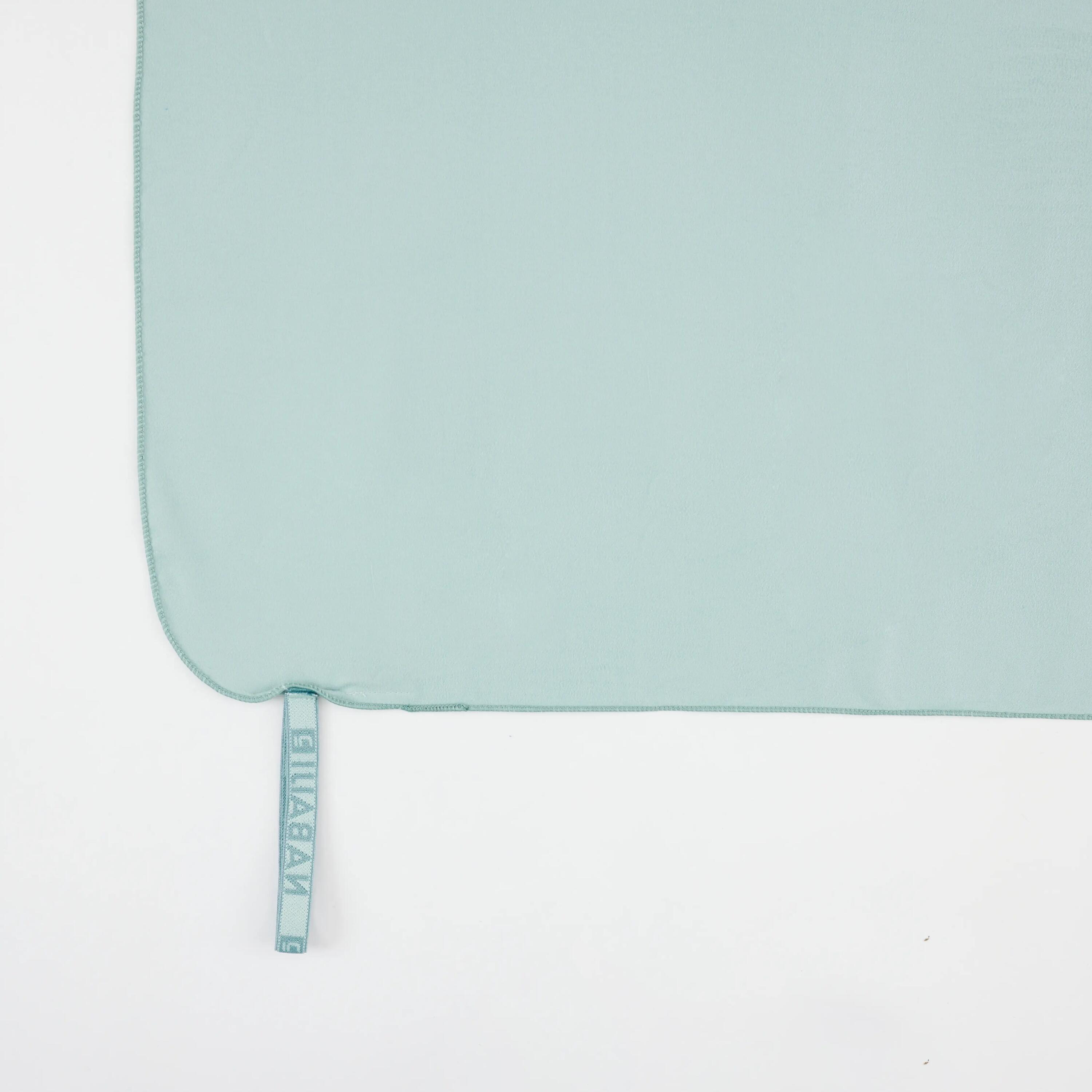 Toalla microfibra verde menta talla L 80 X 130 CM 4/9