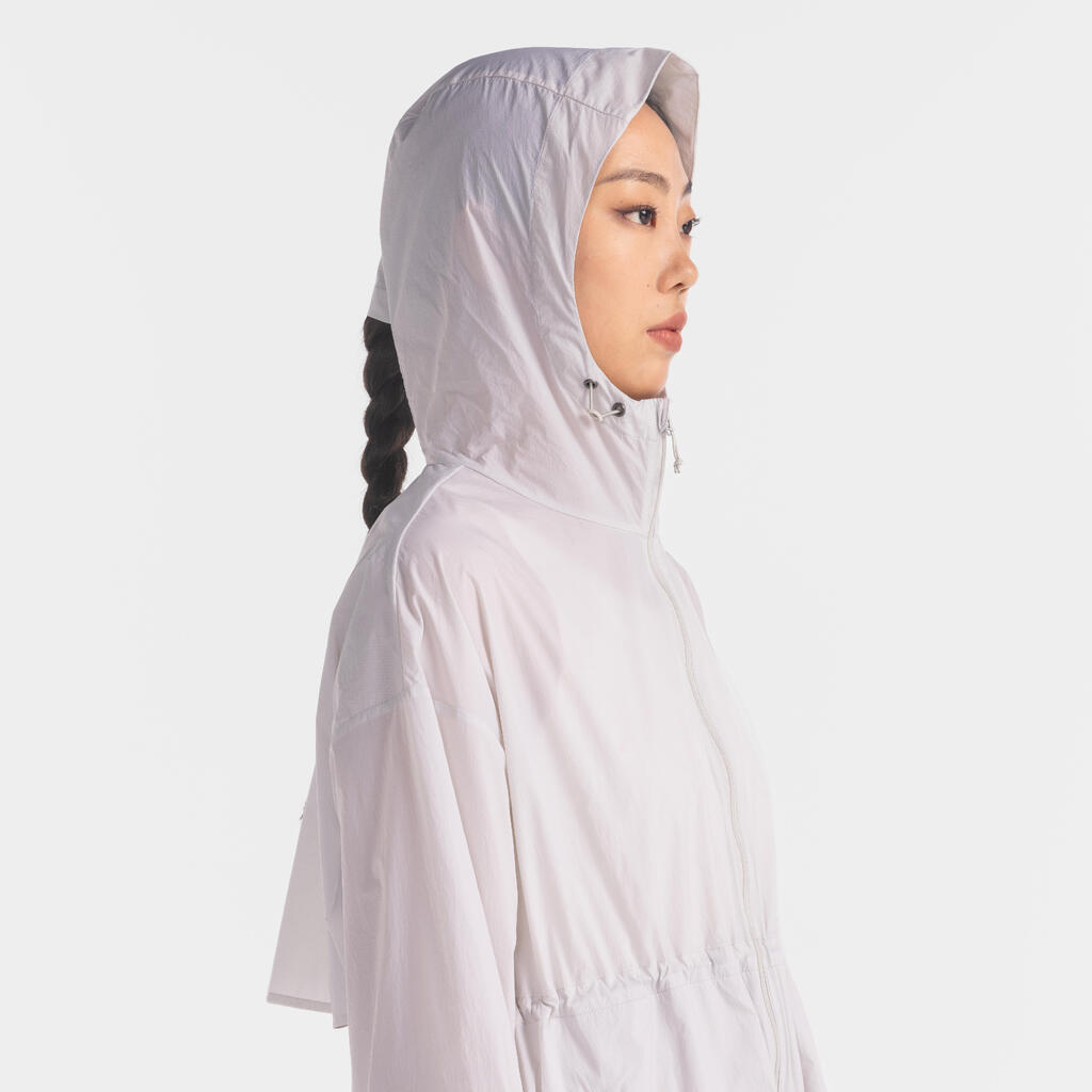 VESTE LONGUE ANTI-UV HELIUM 550 FEMME - GRISE