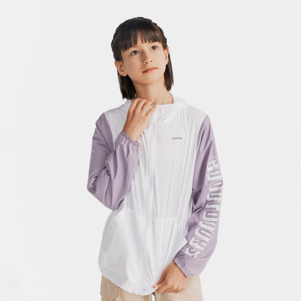 Veste de randonnée HELIUM MH500 junior - verte