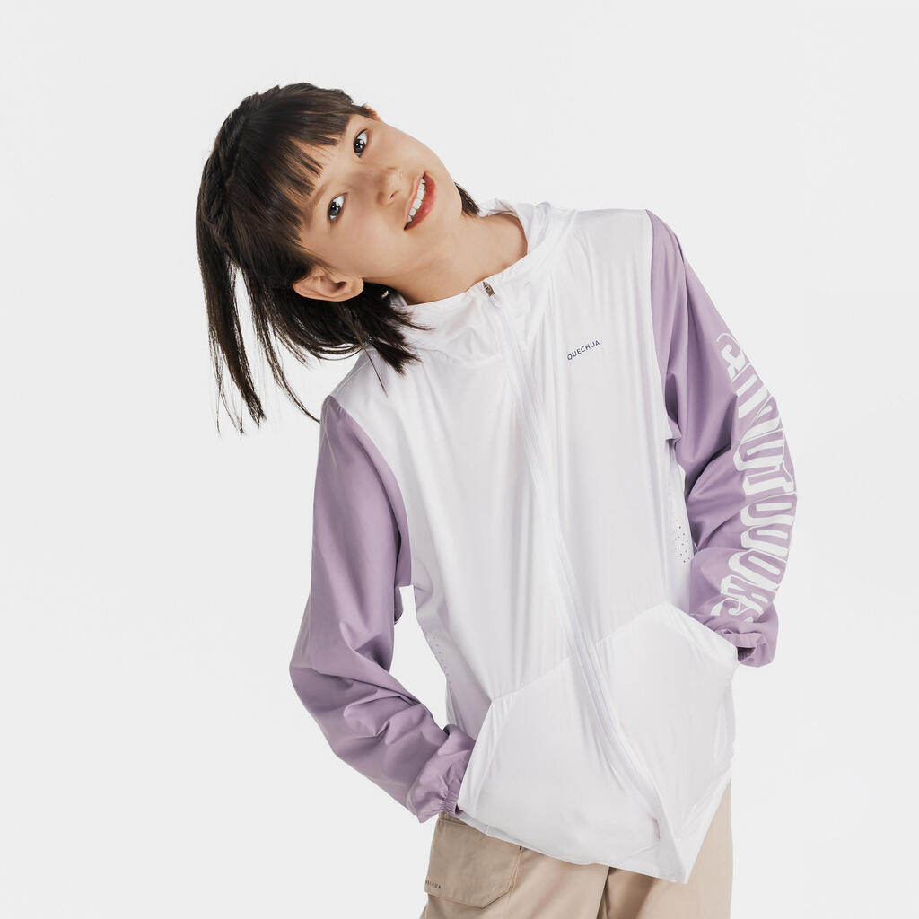 Veste de randonnée HELIUM MH500 junior - verte