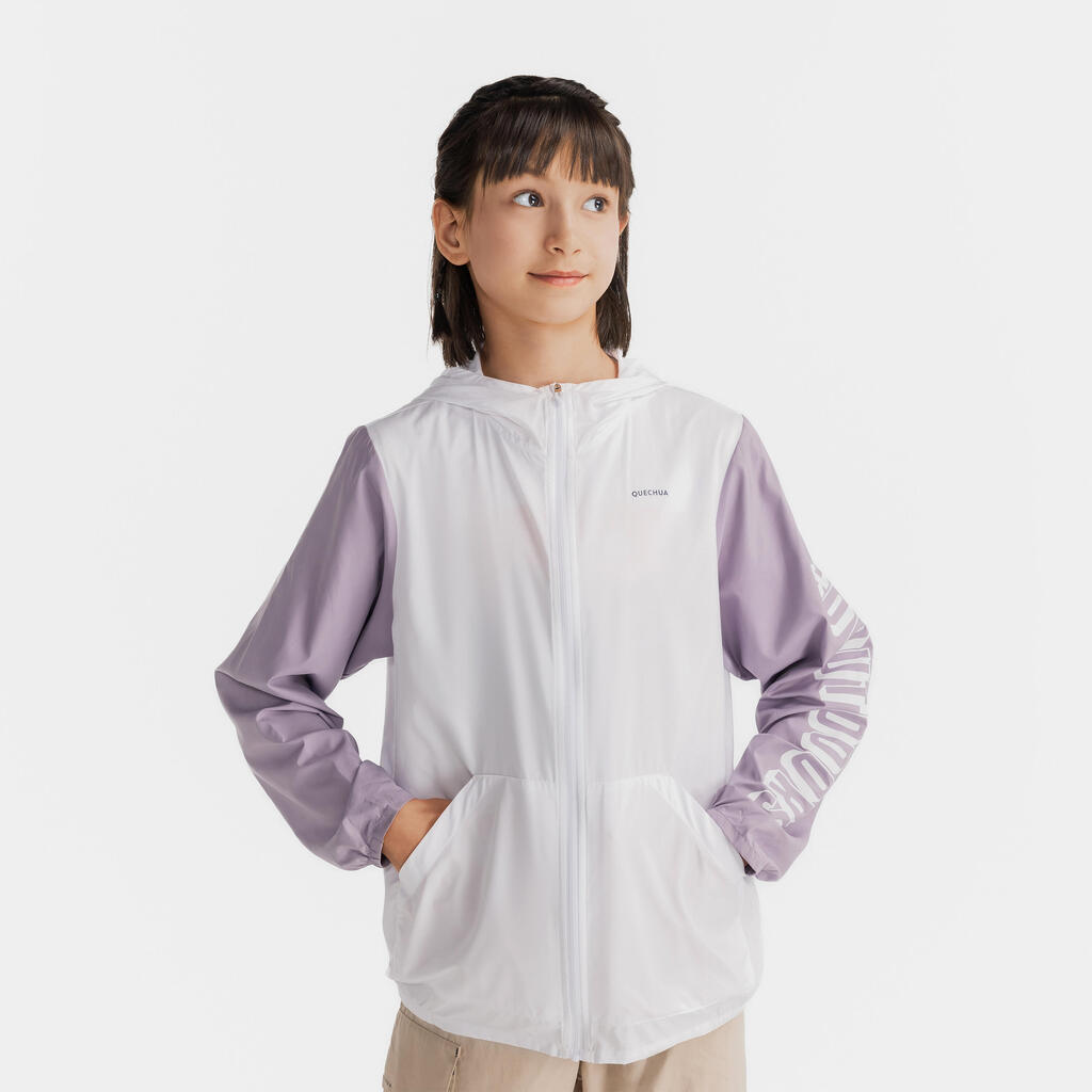 Veste de randonnée HELIUM MH500 junior - verte