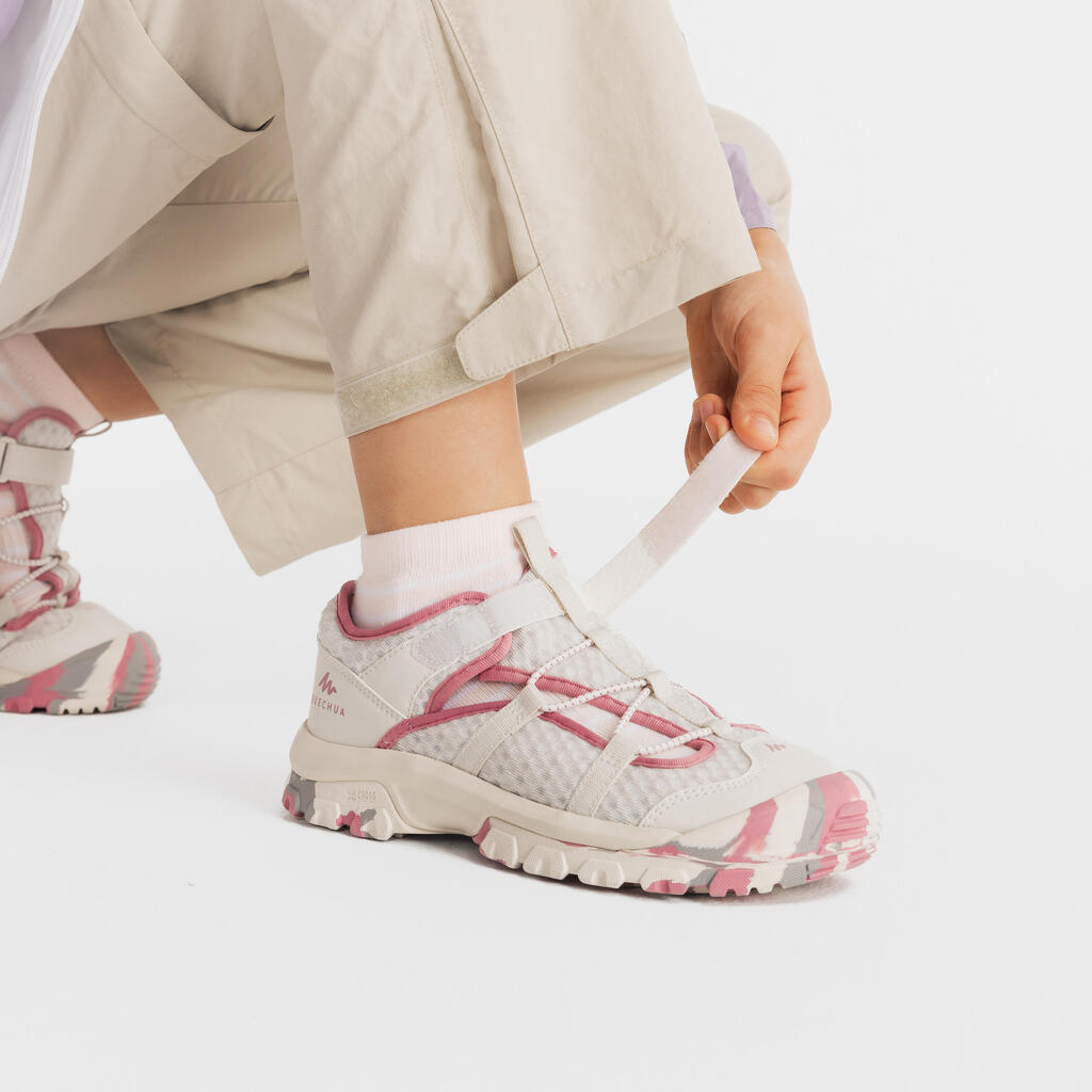 Sandales de randonnée MH150 rose - enfant - 28 AU 39