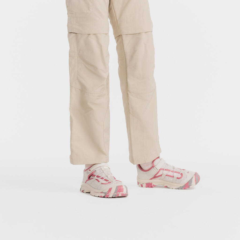 Sandales de randonnée MH150 rose - enfant - 28 AU 39
