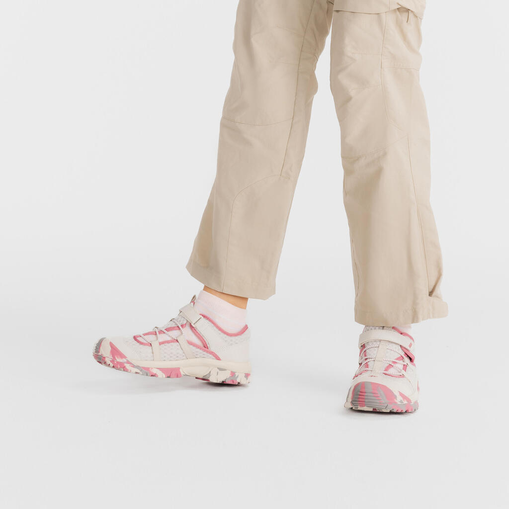 Sandales de randonnée MH150 rose - enfant - 28 AU 39