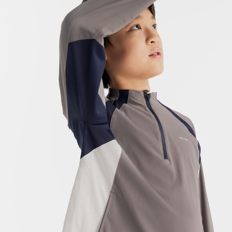 Junior hiking MH900 ANTI UV long sleeve grey