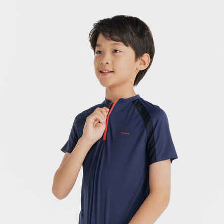 Παιδικό T-Shirt Πεζοπορίας- MH550 Για ηλικίες από 7-15 - Μπλε