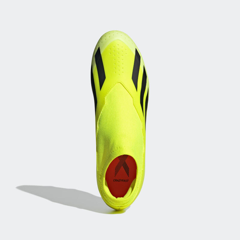 ADIDAS X Crazyfast League FG Laceless voetbalschoenen zonder veters geel