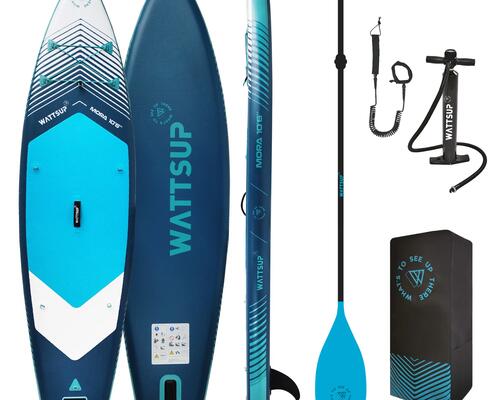 Pack Stand up paddle gonflable Wattsup Mora 10'6 : notice, réparation
