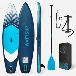 Pack stand up paddle gonflable (planche, pompe, pagaie) Wattsup Mora 10&#039;6 32&quot; 6&quot;