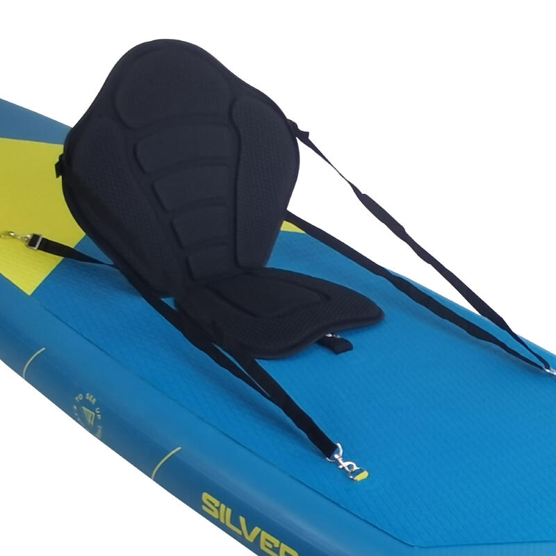 Pack Stand Up Paddle Hinchable + Asiento Kayak Wattsup Silver 11'6 33" 6"