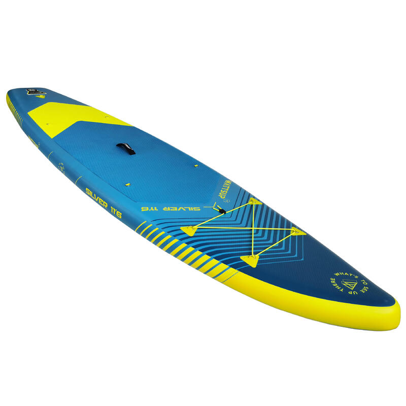 Pack Stand up paddle gonflable avec un siège kayak Wattsup Silver 11'6 33" 6"