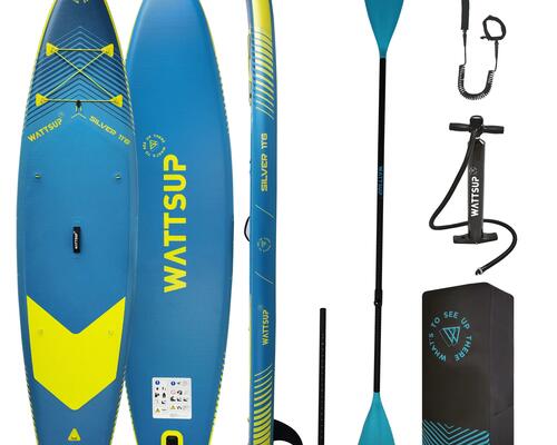 Pack Stand up paddle gonflable avec un siège kayak Wattsup Silver 11'6 : notice, réparation