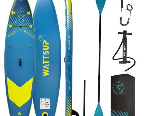Paddle Surf Hinchable Kayak Wattsup Silver 11'6 33" 6": Manual, repara