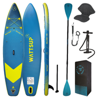 Pack Stand up paddle gonflable avec un siège kayak Wattsup Silver 11&#039;6 33&quot; 6&quot;
