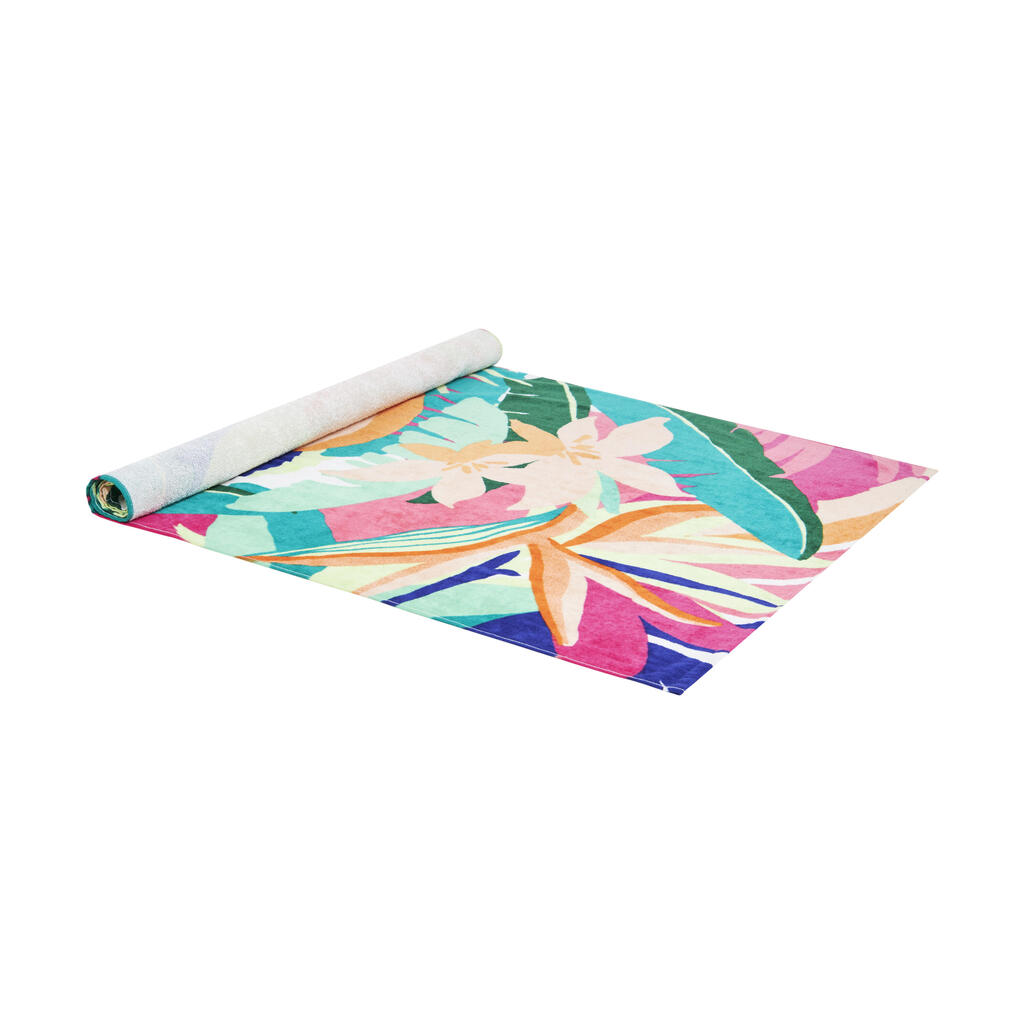 PEŠKIR ZA PLAŽU TROPIC 145 x 85 cm - ROZE