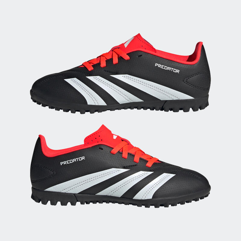 ADIDAS Predator 24 Club TF voetbalschoenen kind zwart/rood