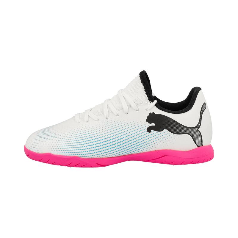 Puma FUTURE PLAY IN zaalvoetbalschoenen kind wit