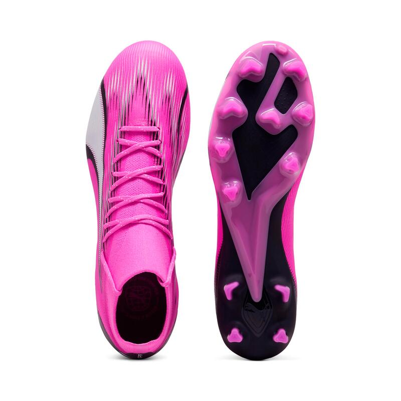 Chuteiras de Futebol Adulto Ultra Pro FG/AG Rosa