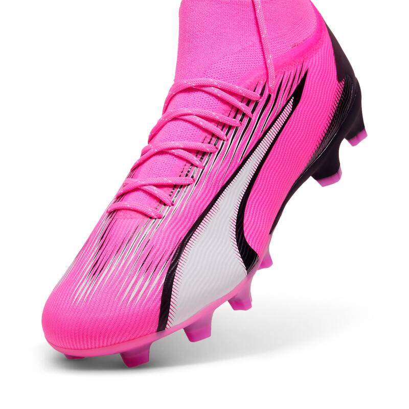 Chuteiras de Futebol Adulto Ultra Pro FG/AG Rosa