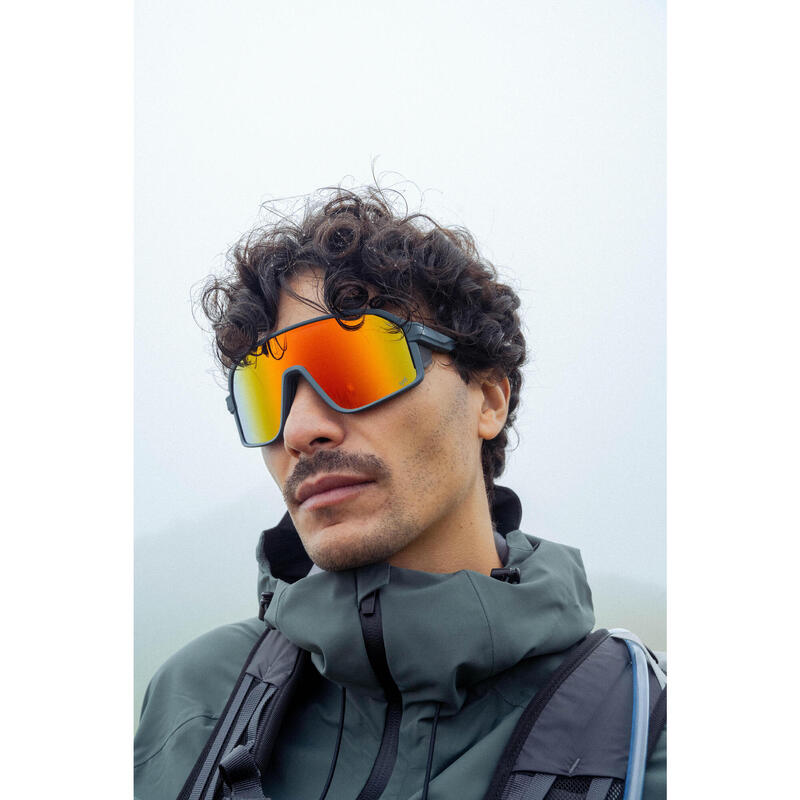 Sonnenbrille Kat.2/4 photochrom Vollsicht Bergwandern - MH900 grau