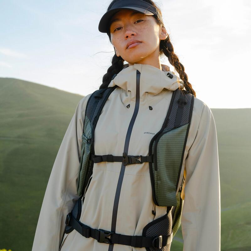 Kurtka turystyczna damska Quechua MH500 wodoodporna