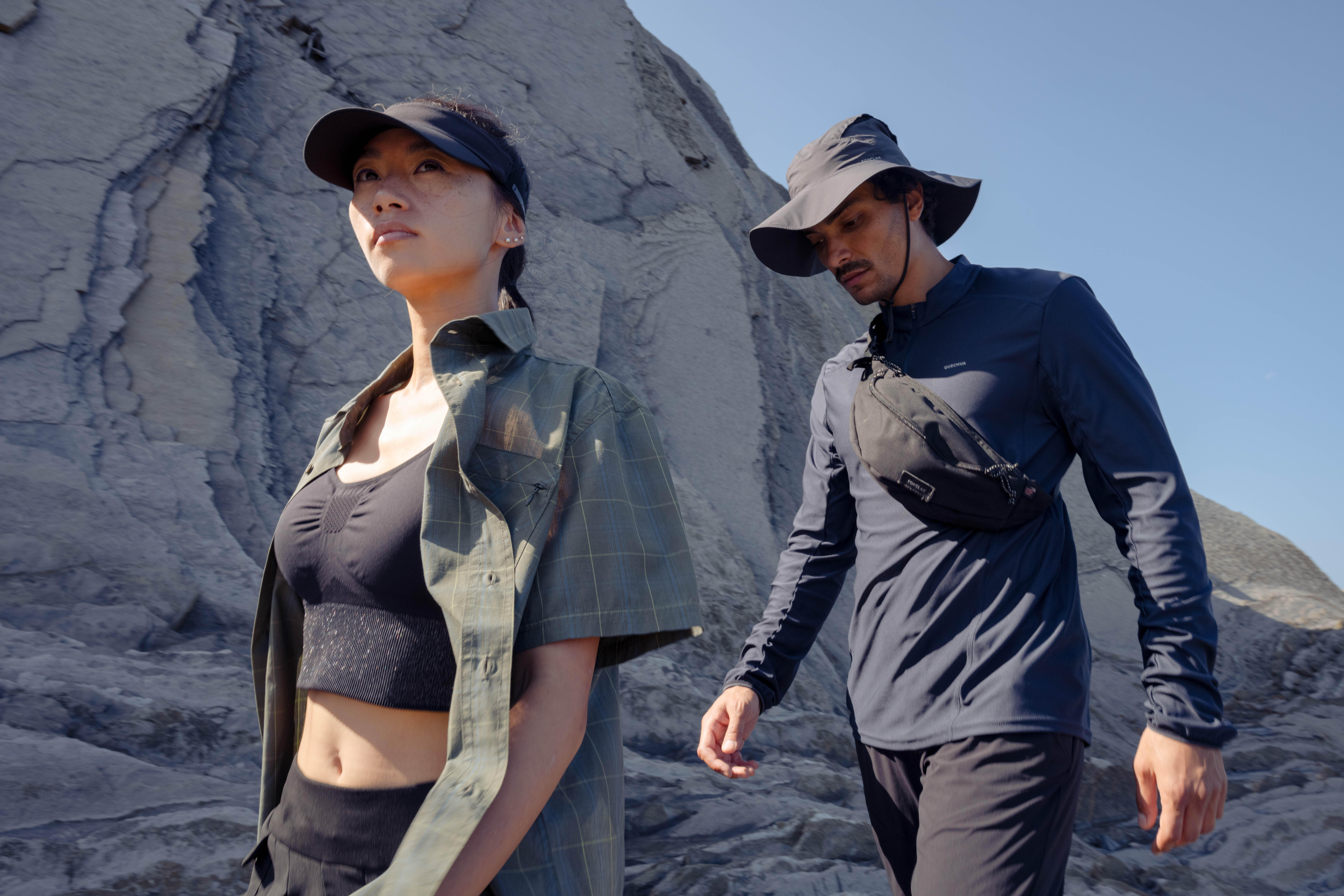 Men’s Long-Sleeved Hiking T-Shirt, MH 500 - QUECHUA