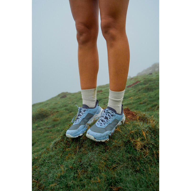 Chaussures de randonnée montagne - MH500 LIGHT bleu - femme