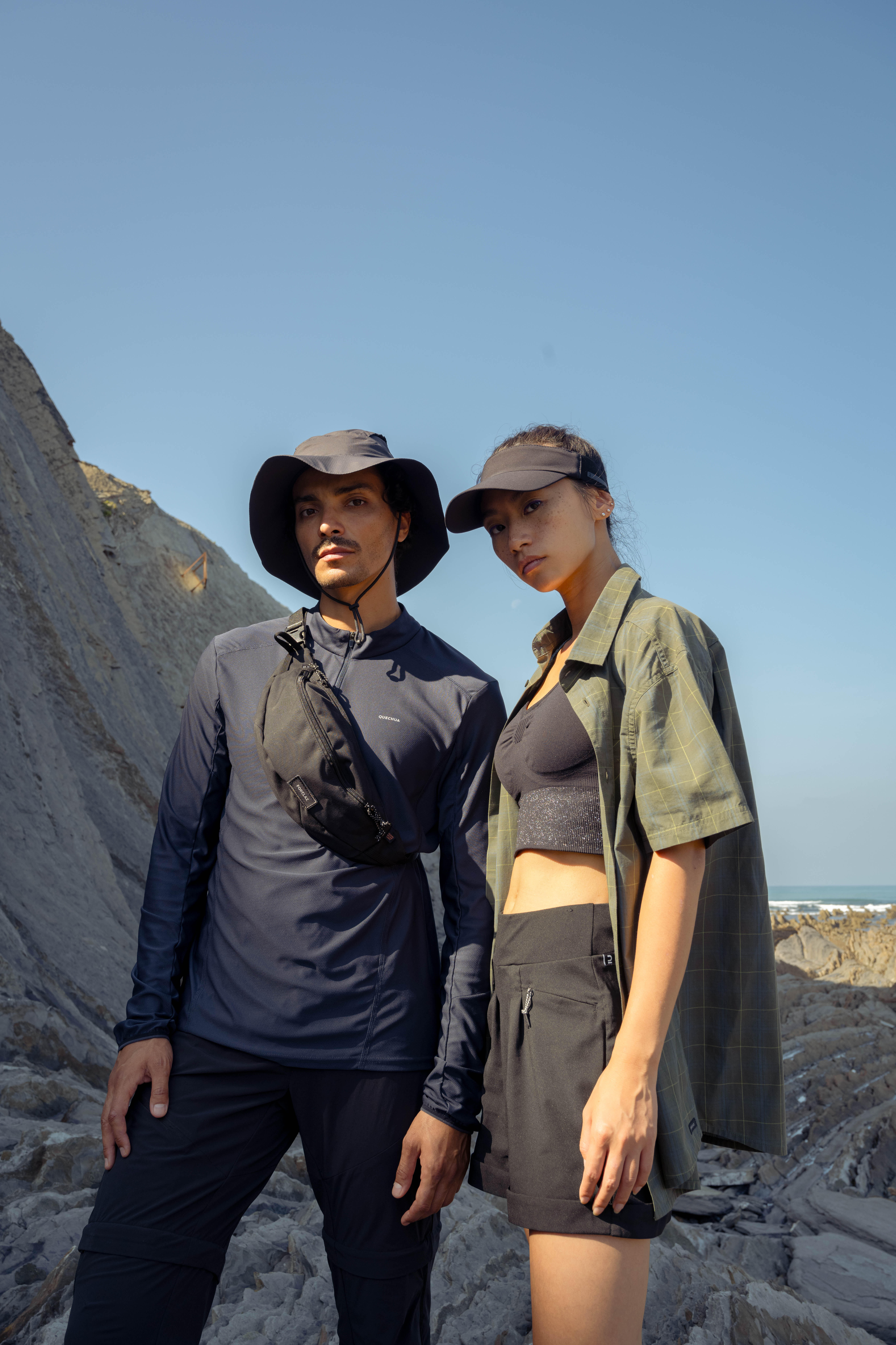 Men’s Long-Sleeved Hiking T-Shirt, MH 500 - QUECHUA