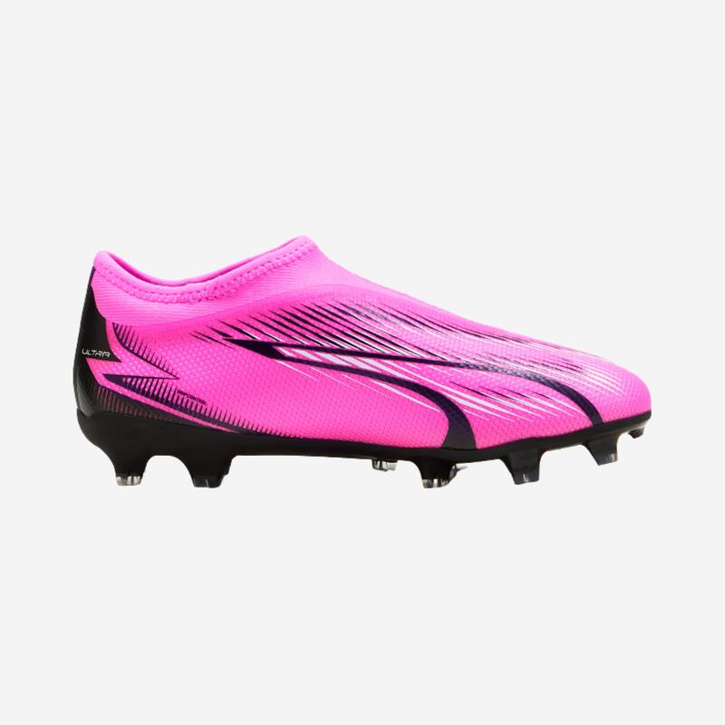 puma Ultra Match Laceless FG/AG Enfant Rose