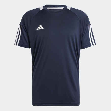 Mornarsko modra nogometna majica s kratkimi rokavi SERENO za odrasle