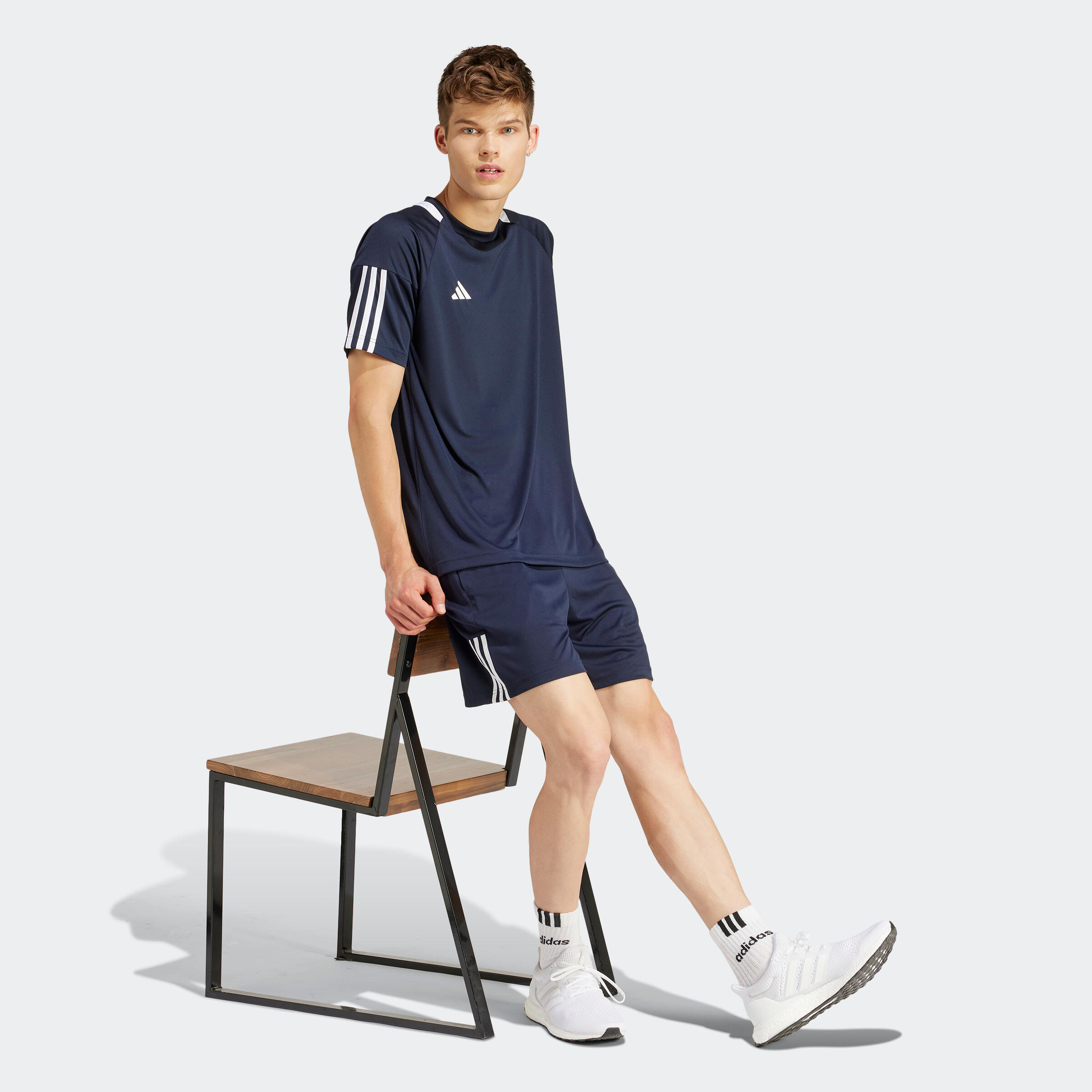 Adult Football Shorts Sereno - Navy Blue 6/6