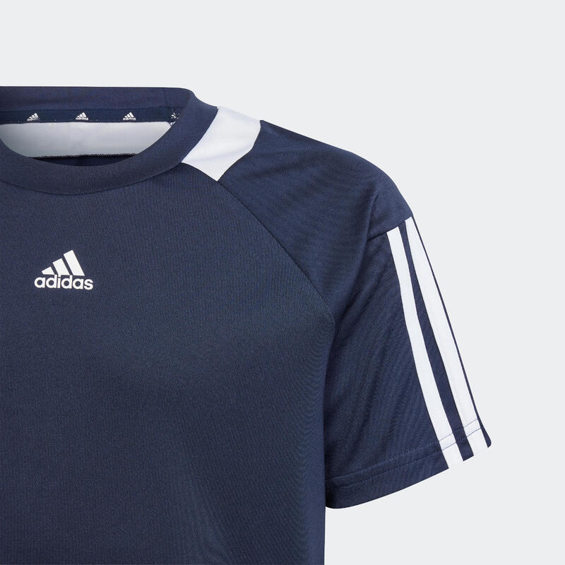 Kinder Fussball Trikot - Adidas Sereno marineblau 