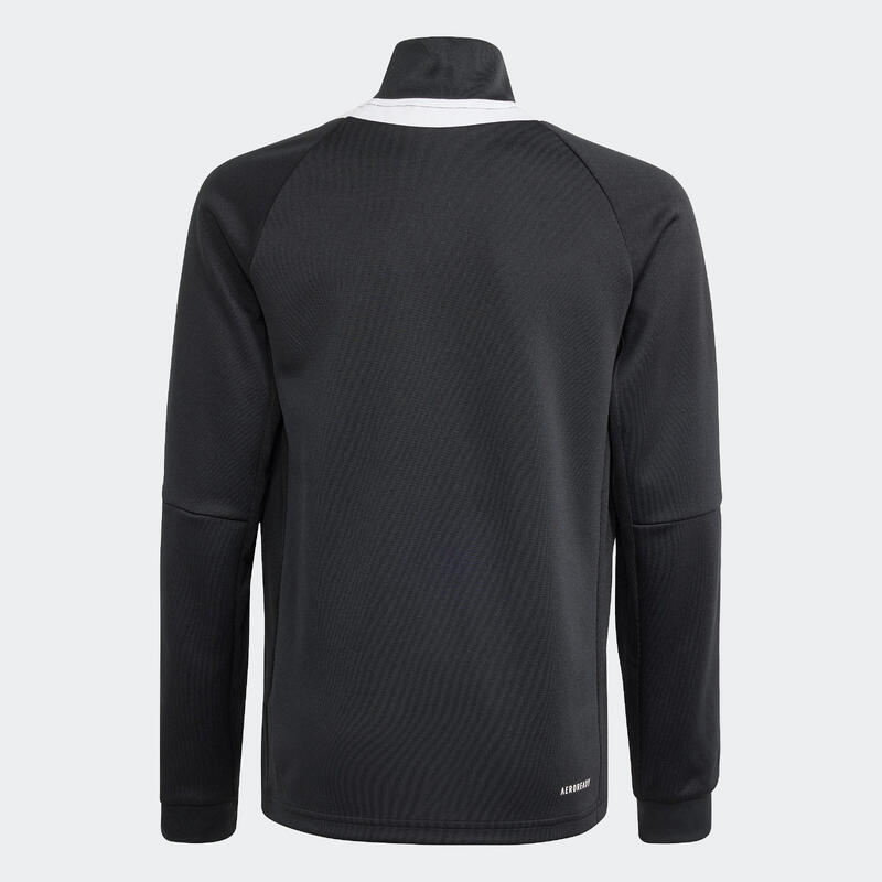 Sudadera de entrenamiento fútbol Adidas Sereno Niños Negro