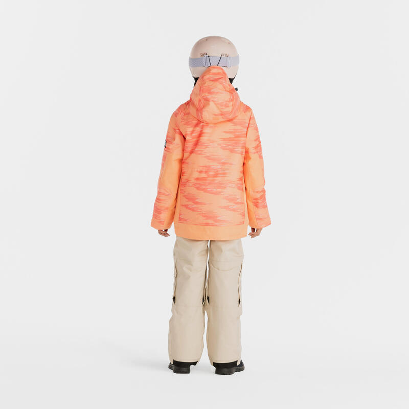 KIDS’ SNOWBOARD JACKET SNB 500 - Coral