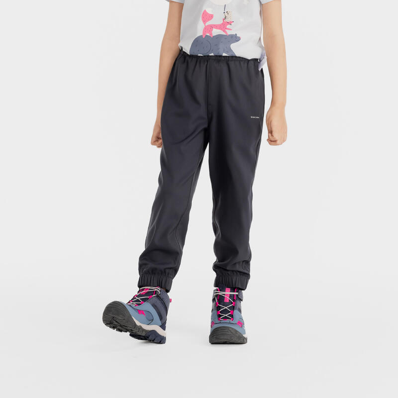 Junior hiking MH100 pants grey