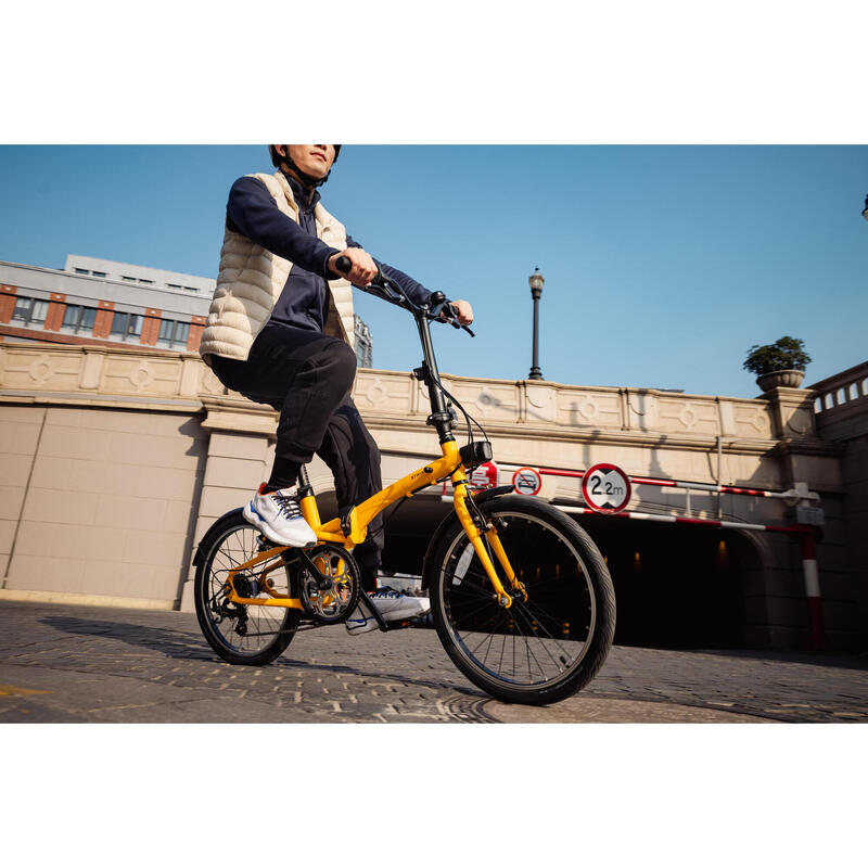 折疊自行車 FOLD 500－黃色