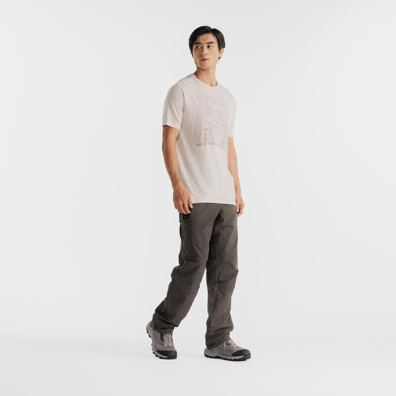 Men's Trousers Trek 100-AF Khaki