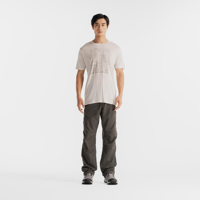 Men's Trousers Trek 100-AF Khaki