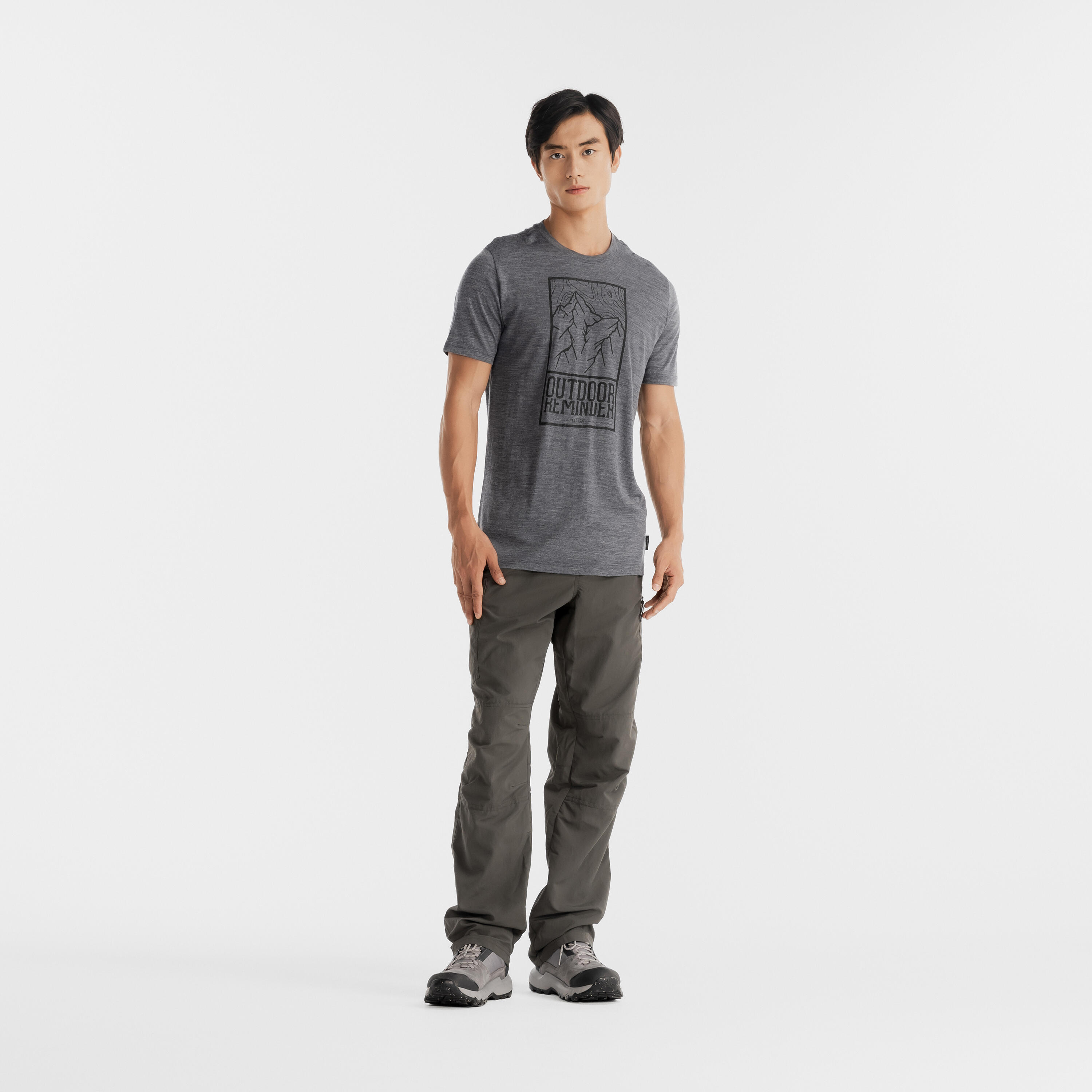 Men t shirt travel 500 wool